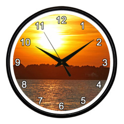 Bayside Sunset Clock