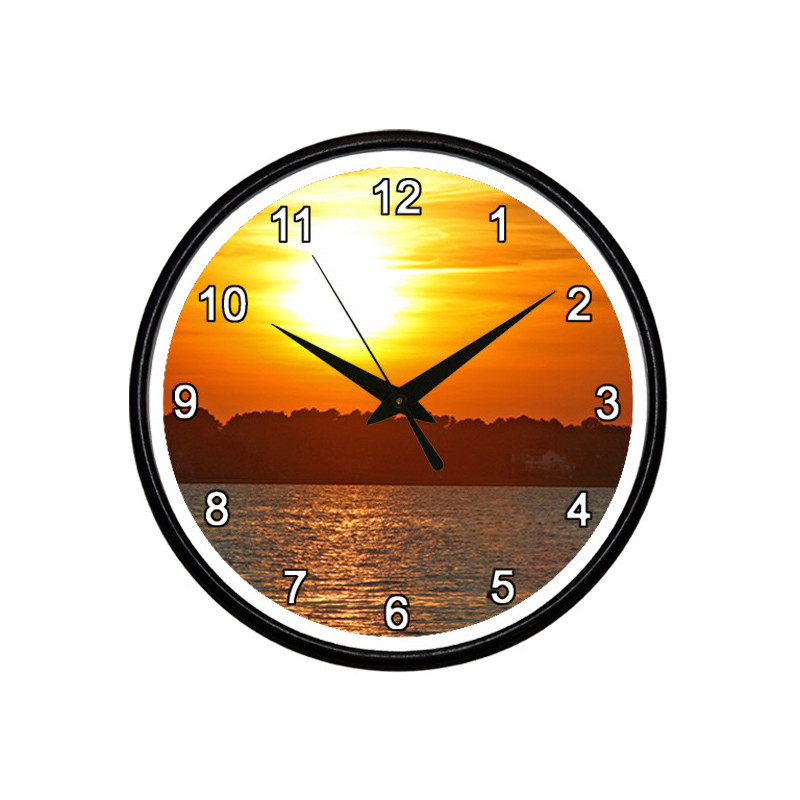 Bayside Sunset Clock