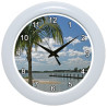 Palm on Rehoboth Bay Beach Clock