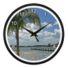 Palm on Rehoboth Bay Beach Clock
