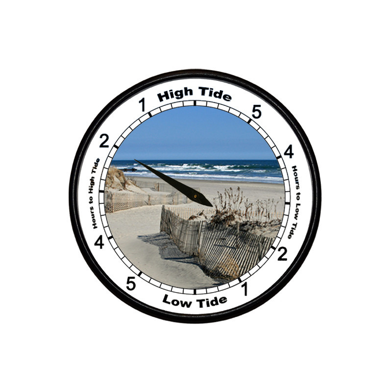 Winter Beach - TIDE CLOCK