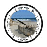 Winter Beach - TIDE CLOCK