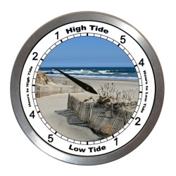 Winter Beach - TIDE CLOCK