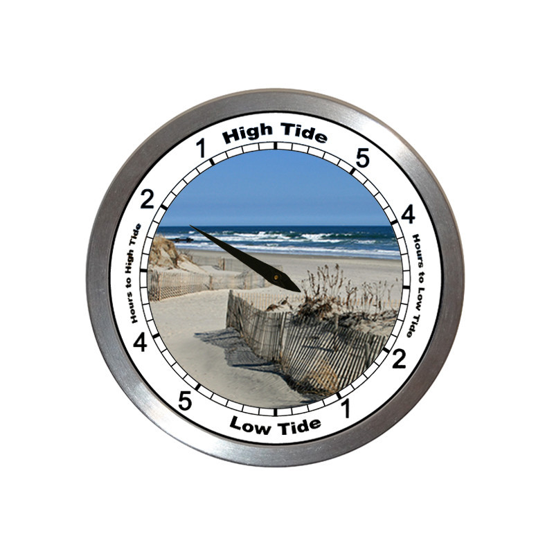 Winter Beach - TIDE CLOCK