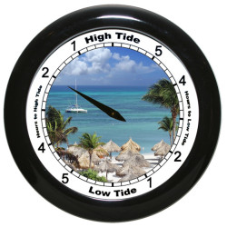Caribbean Beach - TIDE CLOCK