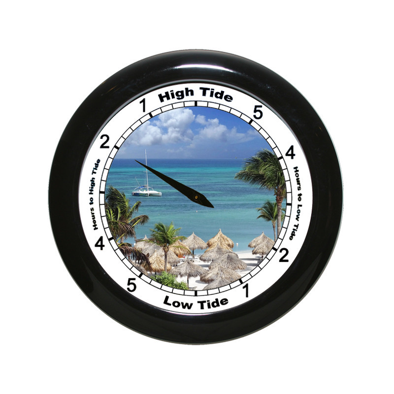 Caribbean Beach - TIDE CLOCK
