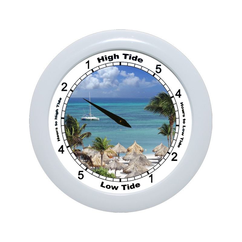 Caribbean Beach - TIDE CLOCK