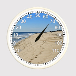 BeachClocks - Footprints in the Sand Thermometer