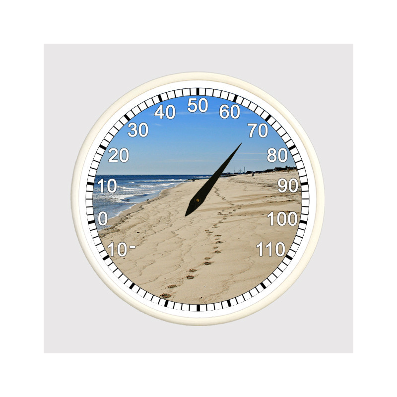 BeachClocks - Footprints in the Sand Thermometer