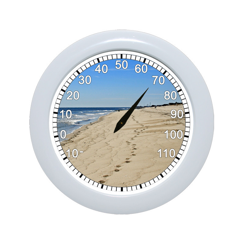 BeachClocks - Footprints in the Sand Thermometer