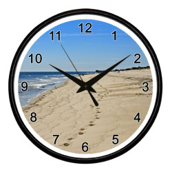 BeachClocks - Footprints in the Sand Clock
