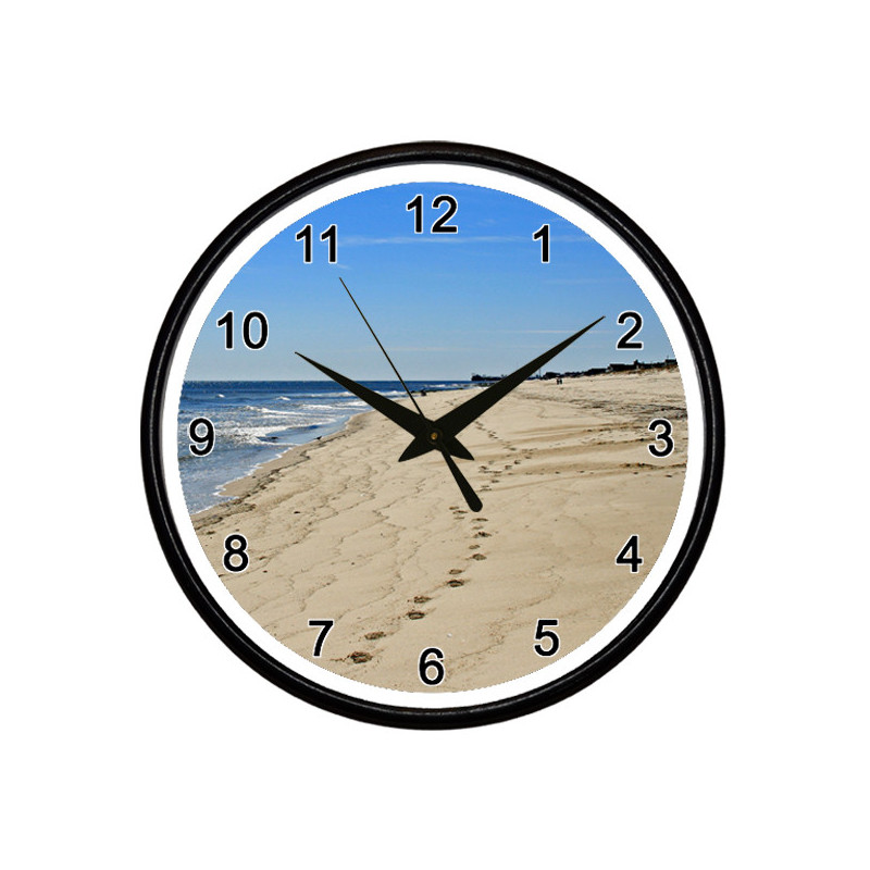 BeachClocks - Footprints in the Sand Clock