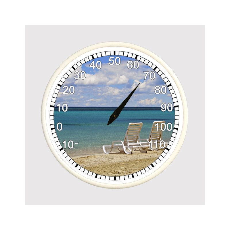 BeachClocks - Beach Chairs Thermometer