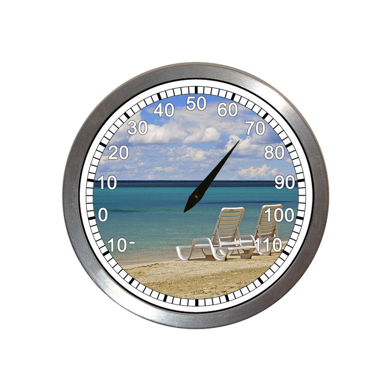 BeachClocks - Beach Chairs Thermometer