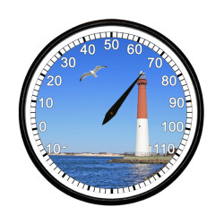 BeachClocks - Barnegat Lighthouse Thermometer