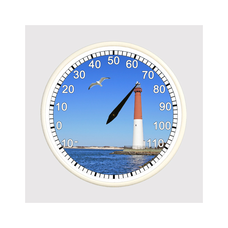 BeachClocks - Barnegat Lighthouse Thermometer