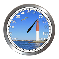 BeachClocks - Barnegat Lighthouse Thermometer