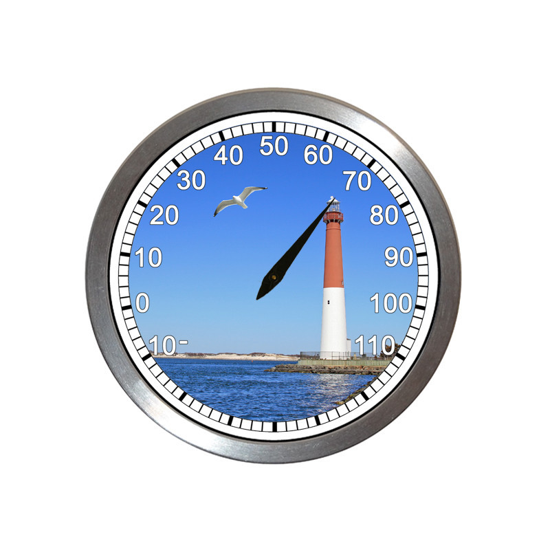 BeachClocks - Barnegat Lighthouse Thermometer