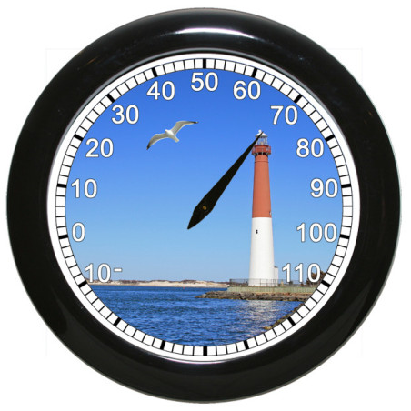 BeachClocks - Barnegat Lighthouse Thermometer