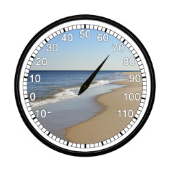 BeachClocks - Ocean Beach Thermometer