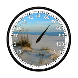 BeachClocks - White Sands Thermometer