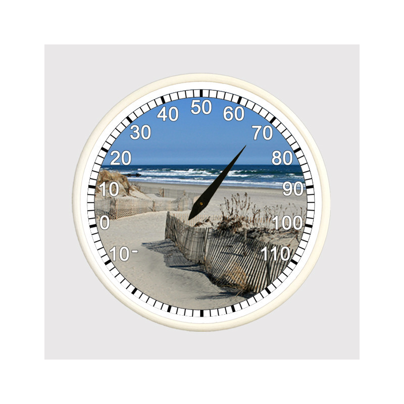 BeachClocks - Winter Beach Thermometer