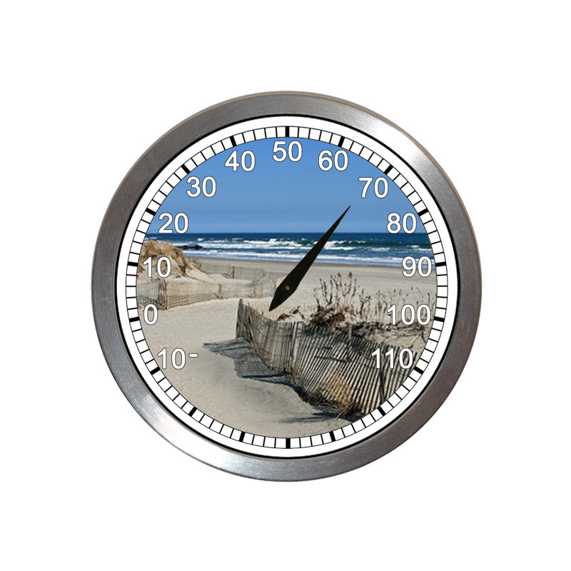 BeachClocks - Winter Beach Thermometer