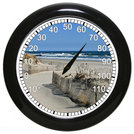 BeachClocks - Winter Beach Thermometer