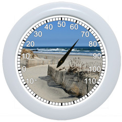 BeachClocks - Winter Beach Thermometer