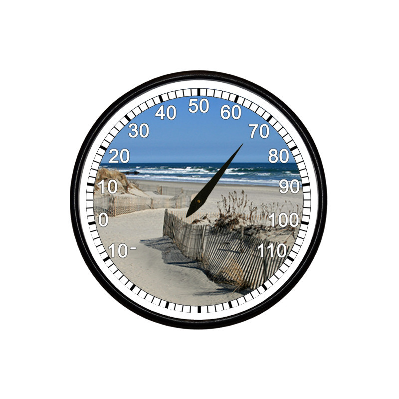 BeachClocks - Winter Beach Thermometer