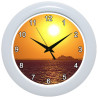 Ferry Boat Sunset Clock