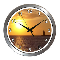 Lighthouse Sunset Clock