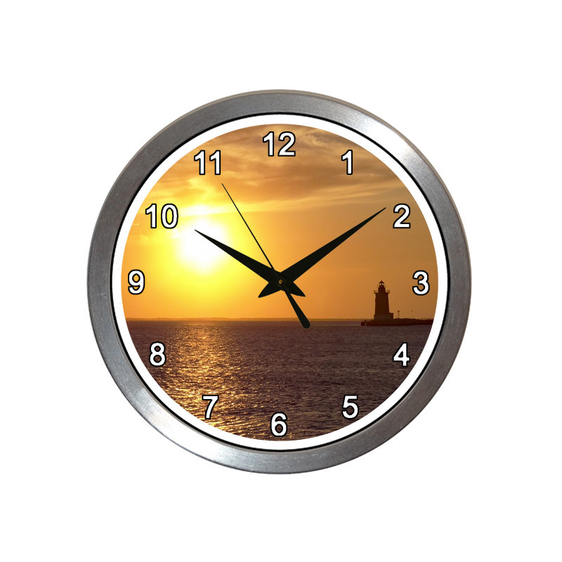 Lighthouse Sunset Clock