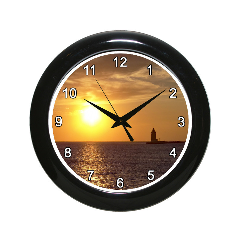 Lighthouse Sunset Clock