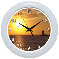 Lighthouse Sunset Clock