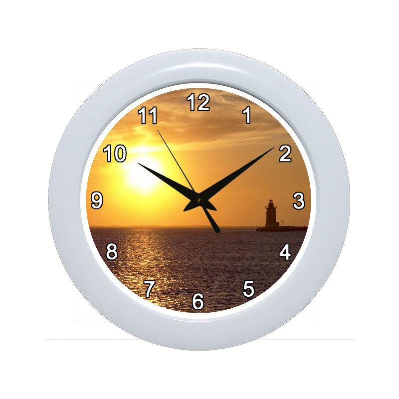 Lighthouse Sunset Clock
