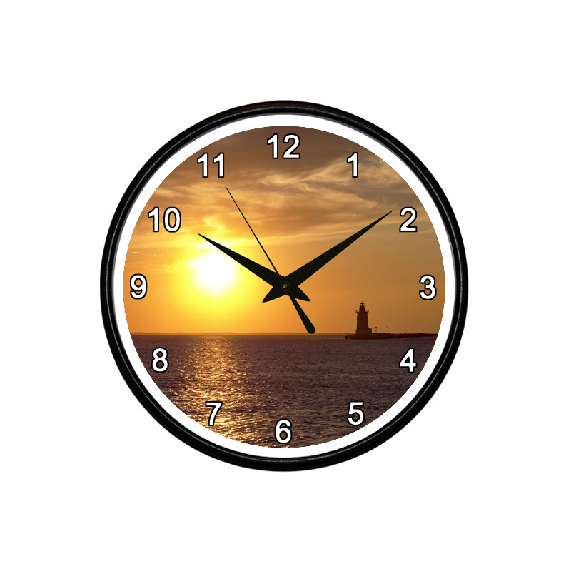 Lighthouse Sunset Clock