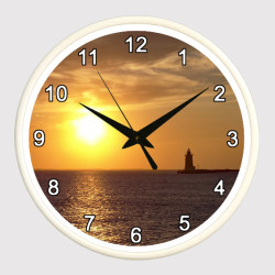 Lighthouse Sunset Clock