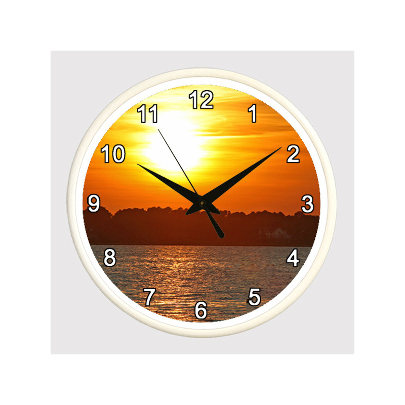 Bayside Sunset Clock
