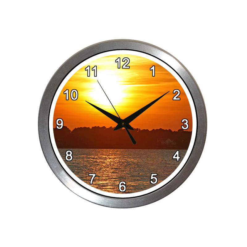 Bayside Sunset Clock