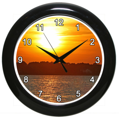 Bayside Sunset Clock